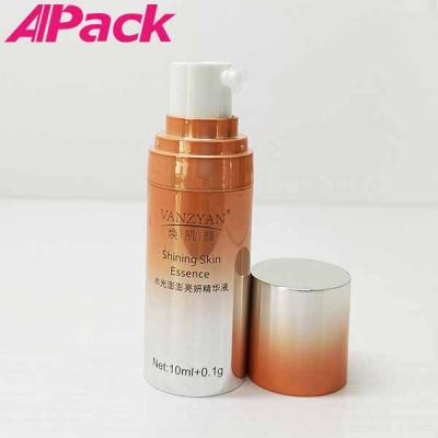 SF 10ml Gradient  plastic skincare powder liquid mix bottle