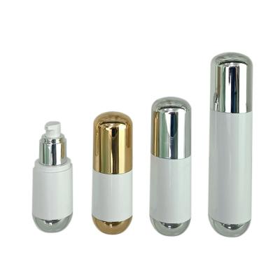 airless pump bottle with step base